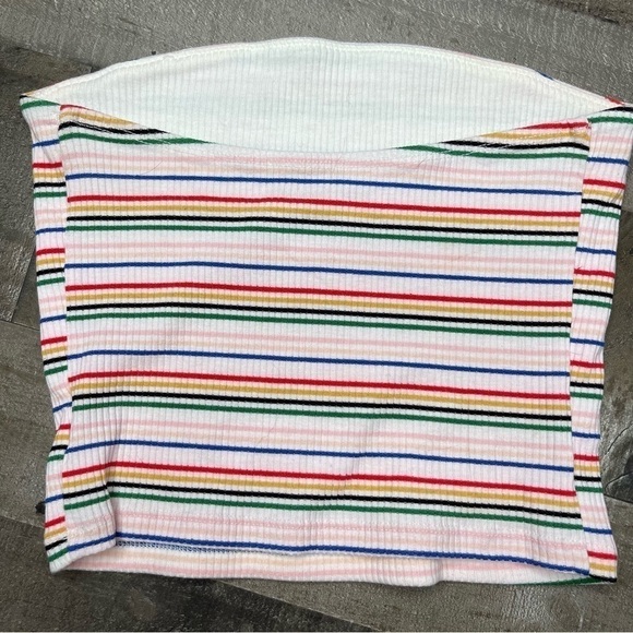 American Eagle Bandeau Striped Top size XS - Picture 2 of 6